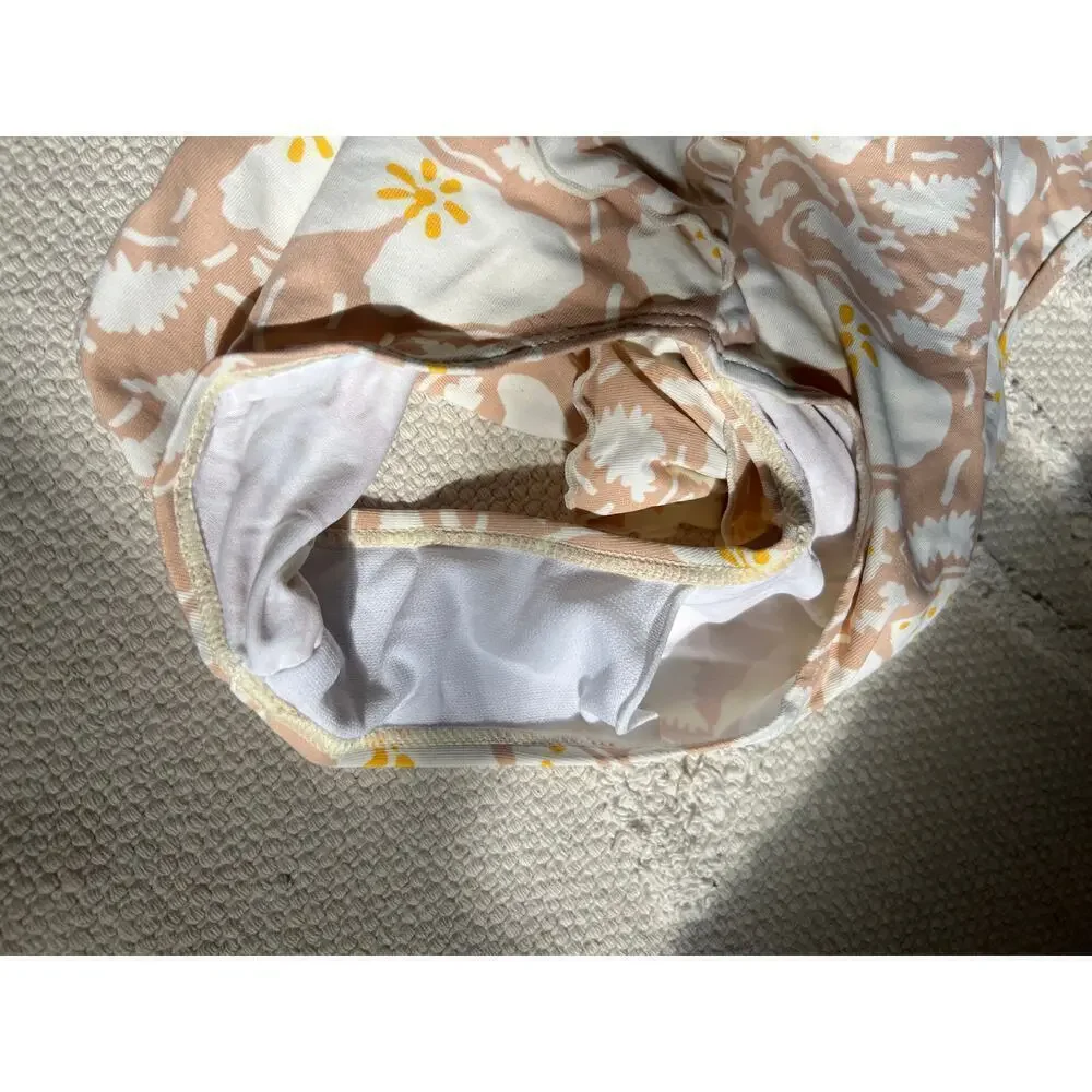 Stella McCartney girls floral swimsuit with ruffles size 8